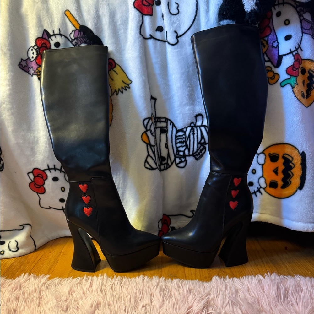 Lamoda Love Potion Knee High Boots Size 8
